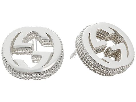 gucci interlocking g stud earrings